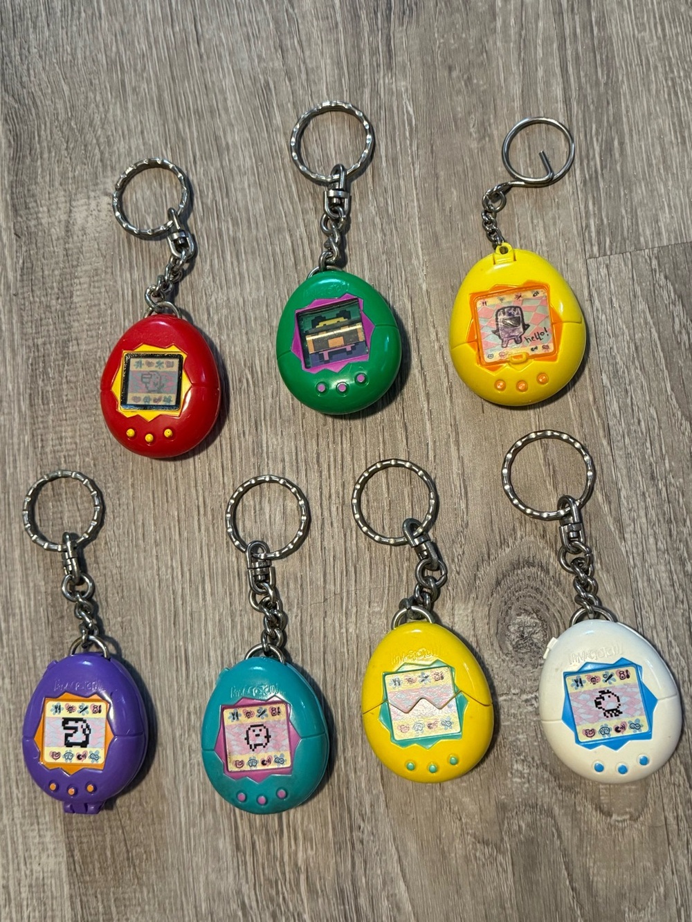 Tamagotchi Virtual Pet Keychain Toy McDonald’s Vintage Collectible Bundle